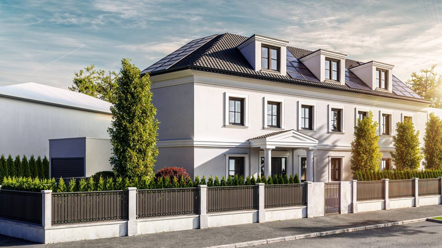 Building-permitted luxury villa on Rosenhügel with lift, pool and 6 rooms - commission-free