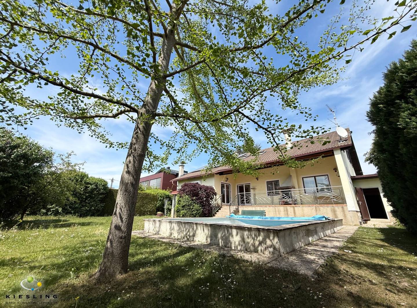 Traumhaus Gartenansicht