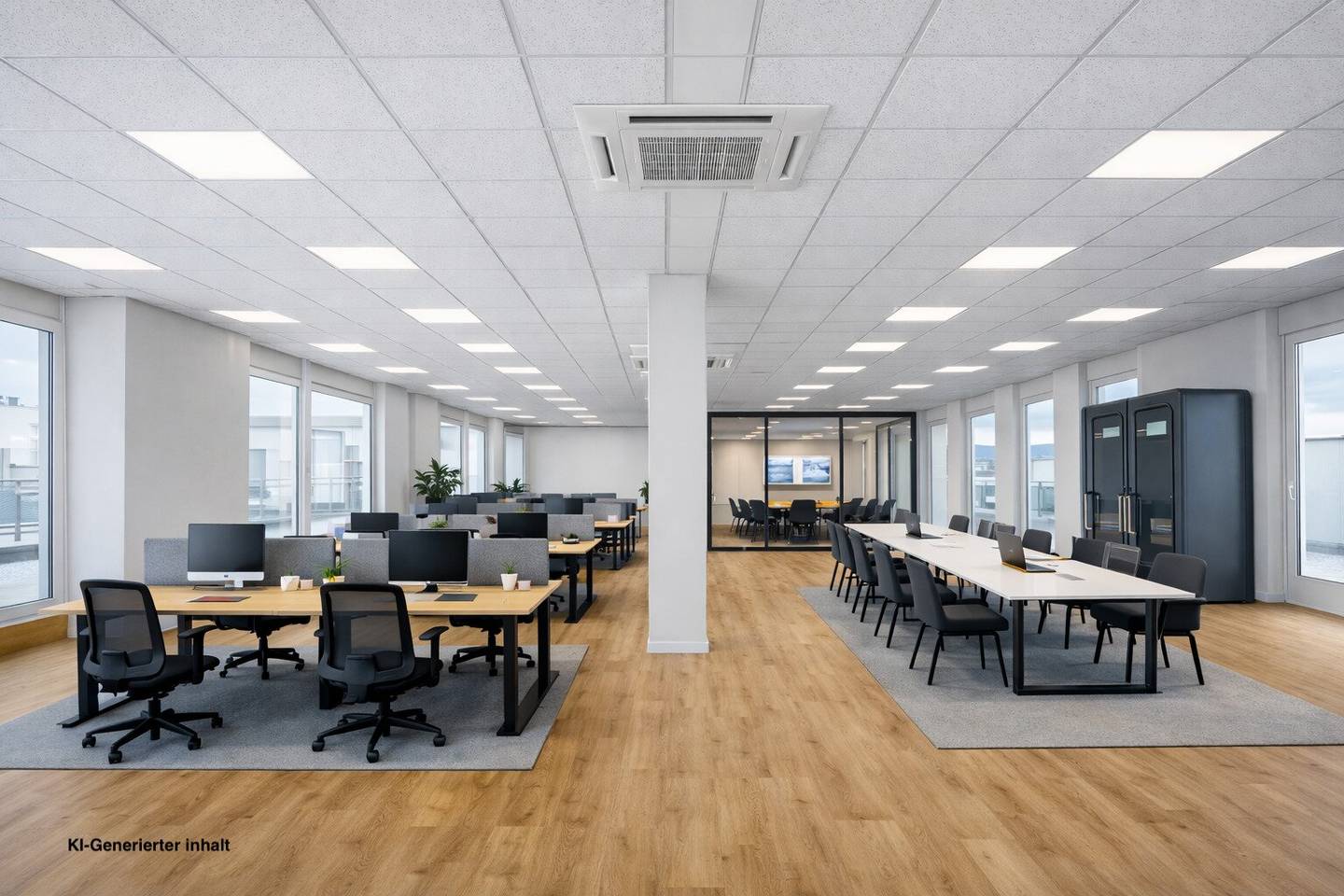 First occupancy &amp; co-design - Modern office space with terrace &amp; air conditioning in the attic - Office 04