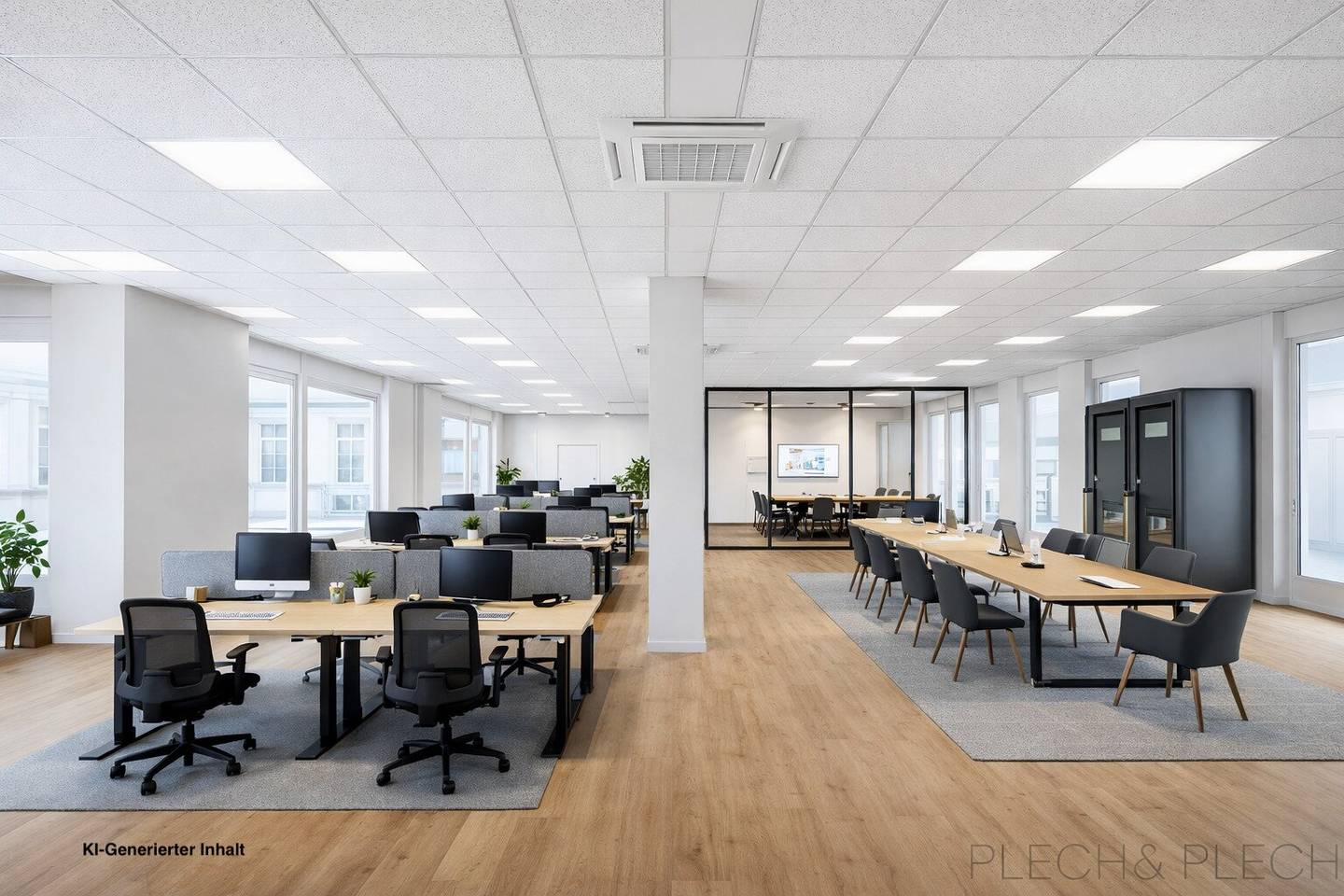 First occupancy and customizable, modern office space with terrace and air conditioning in the attic, Office 02