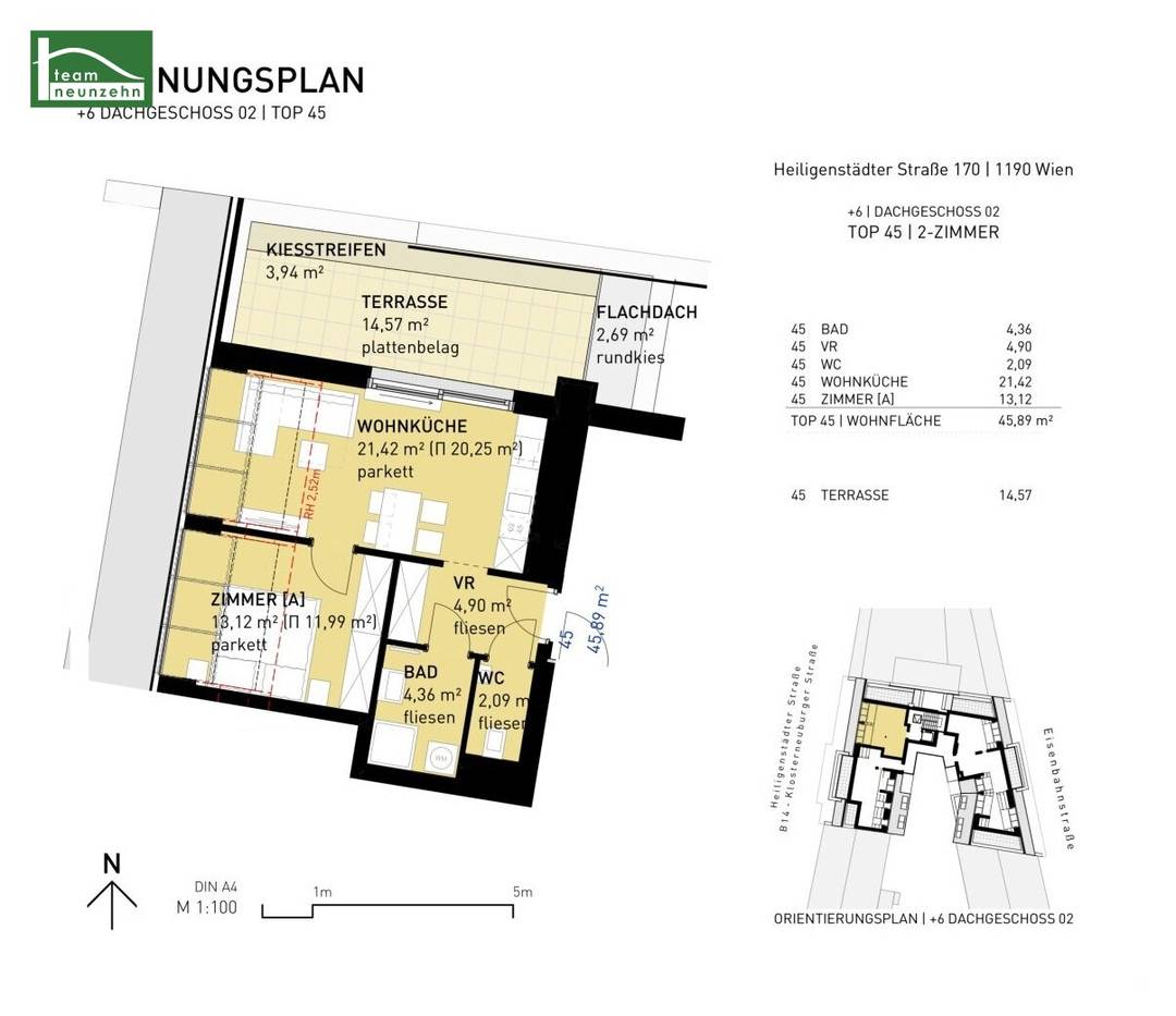 URBAN HOMES 170 Erstbezug in Döbling nahe Weinbergen &amp; U4