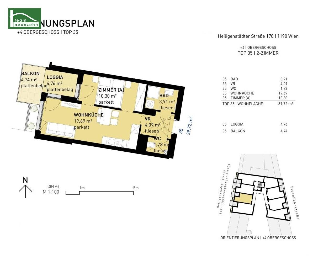 URBAN HOMES 170 – First occupancy in Döbling near vineyards and U4