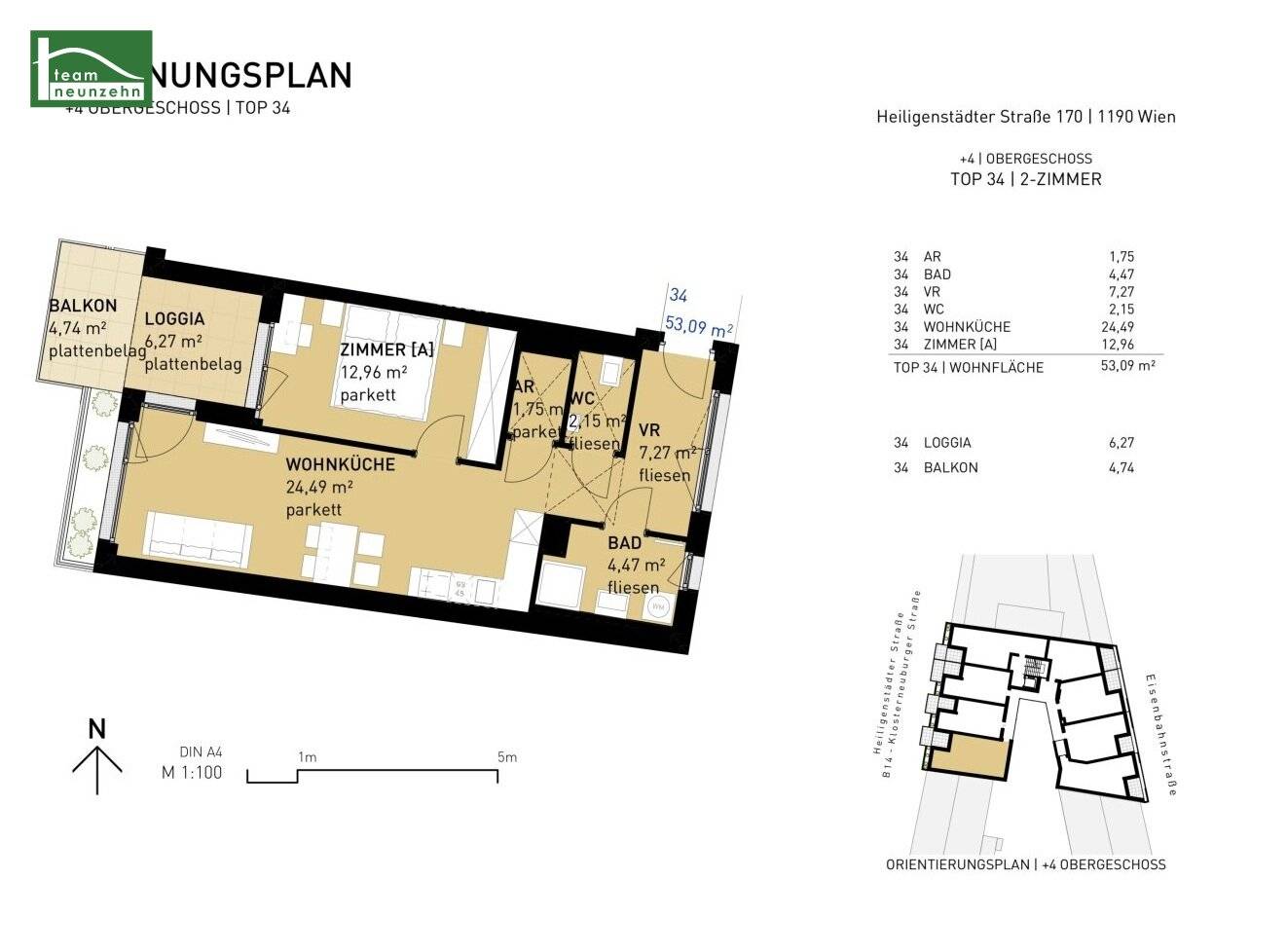 URBAN HOMES 170 – First occupancy in Döbling near vineyards &amp; U4