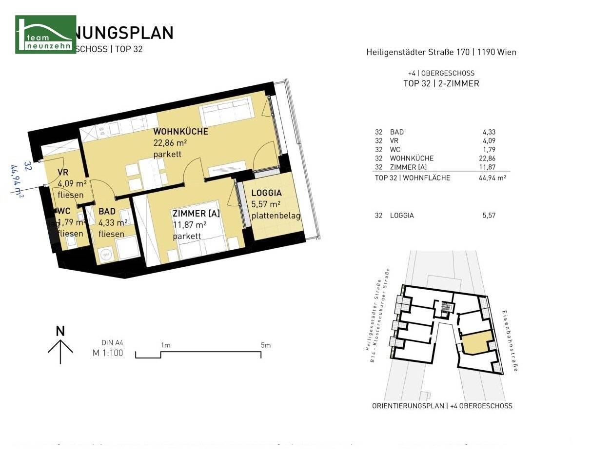 URBAN HOMES 170 – Erstbezug in Döbling nahe Weinbergen &amp; U4