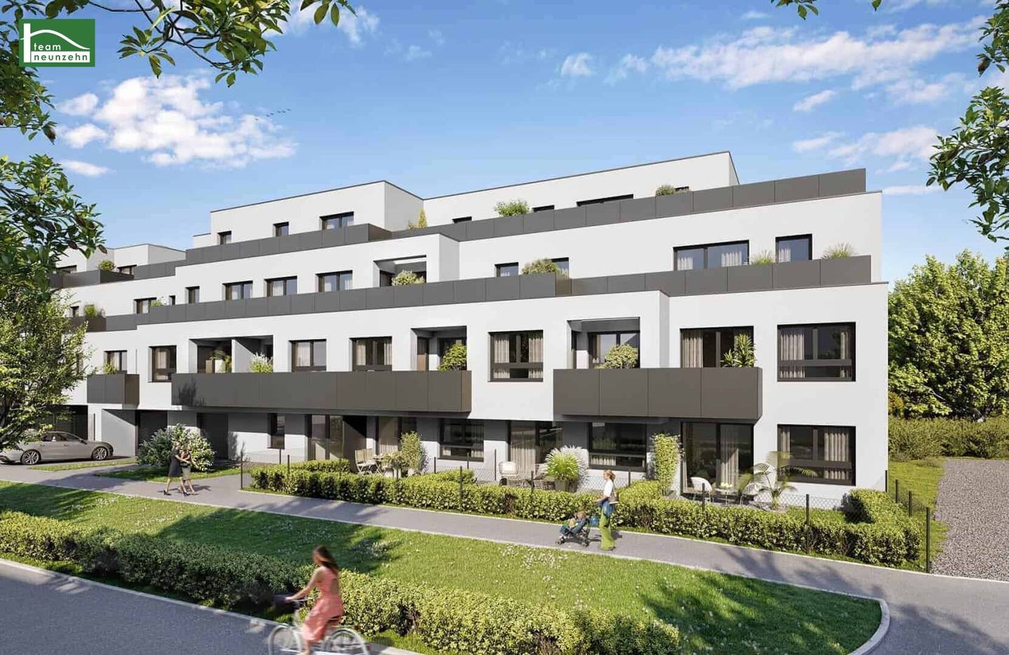 ASPERN FLATS 103: Ultramodern first occupancy with outdoor areas and heat pump