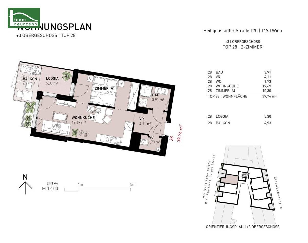 URBAN HOMES 170 – First occupancy in Döbling near vineyards & U4