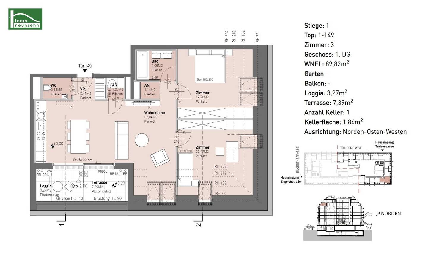 Pure quality of life: New build apartments with perfect infrastructure and green access