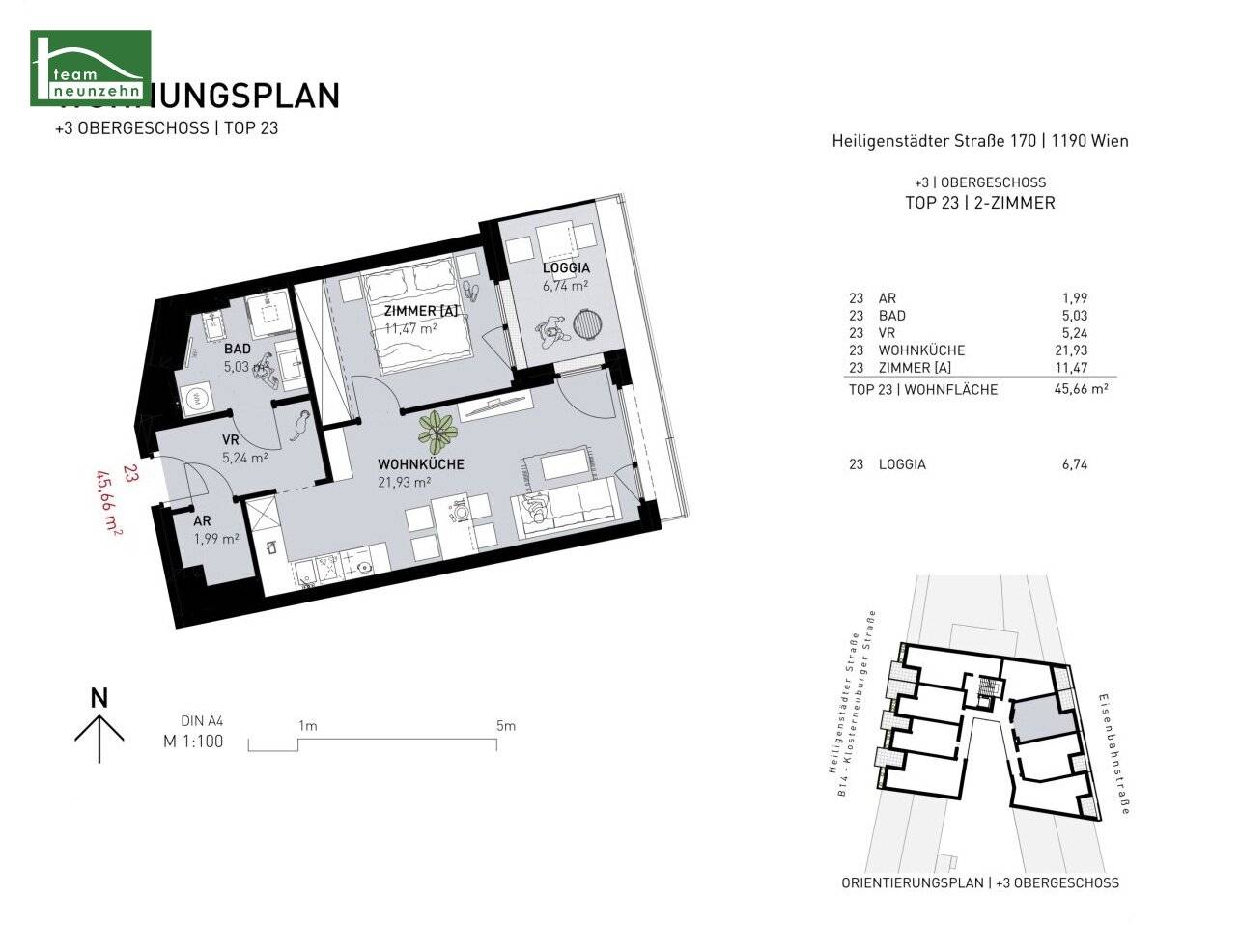 URBAN HOMES 170 – Erstbezug in Döbling nahe Weinbergen &amp; U4