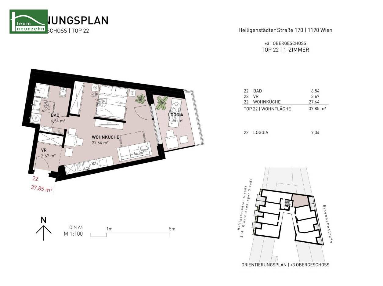 URBAN HOMES 170 – Erstbezug in Döbling nahe Weinbergen &amp; U4