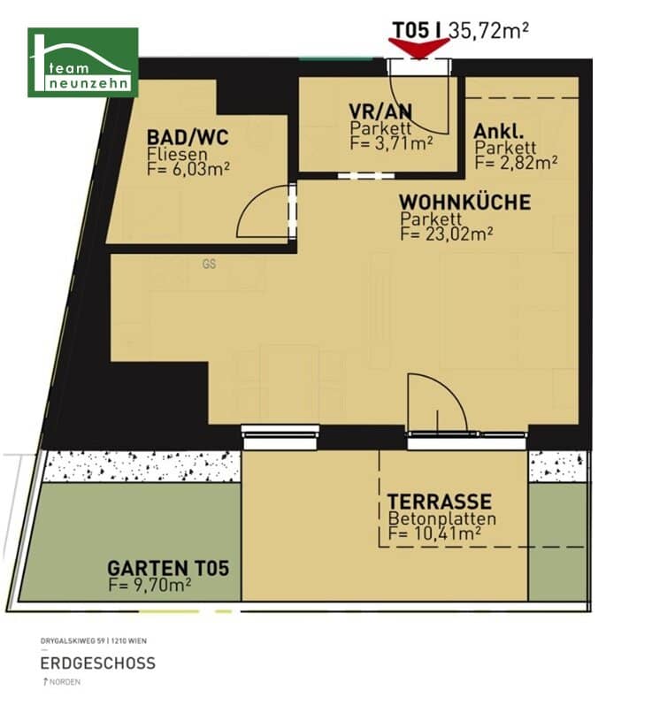 ALTE DONAU LIVING – Your dream first occupancy near Kagran and Alte Donau