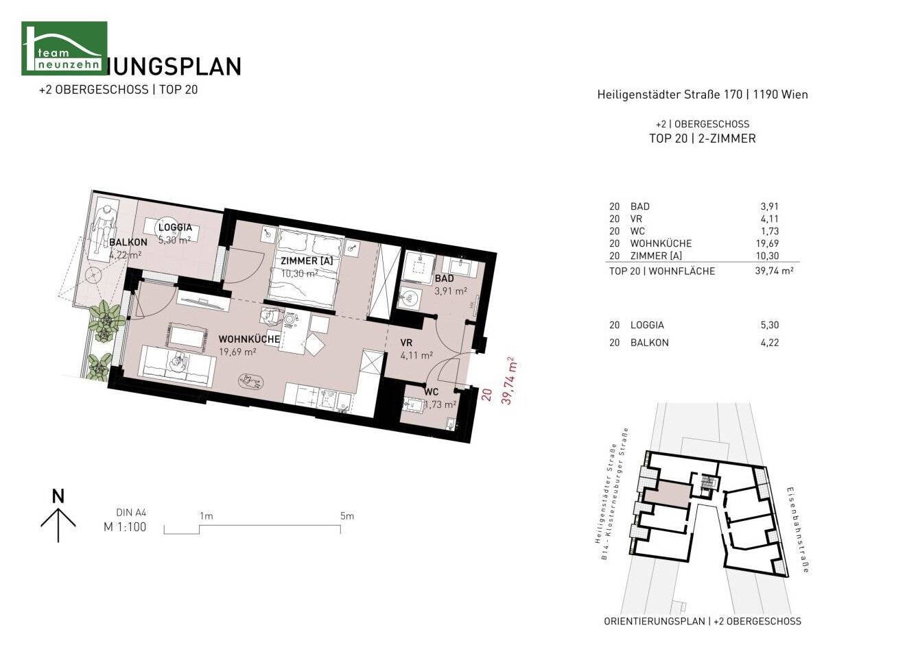 URBAN HOMES 170 – First occupancy in Döbling near Weinbergen &amp; U4