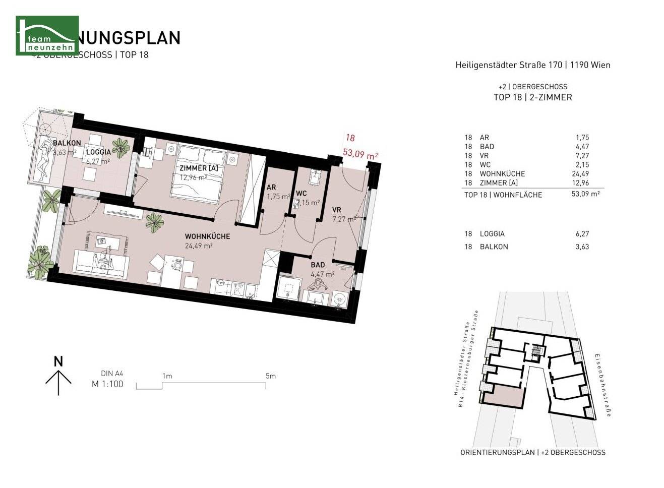 URBAN HOMES 170 – Erstbezug in Döbling nahe Weinbergen &amp; U4