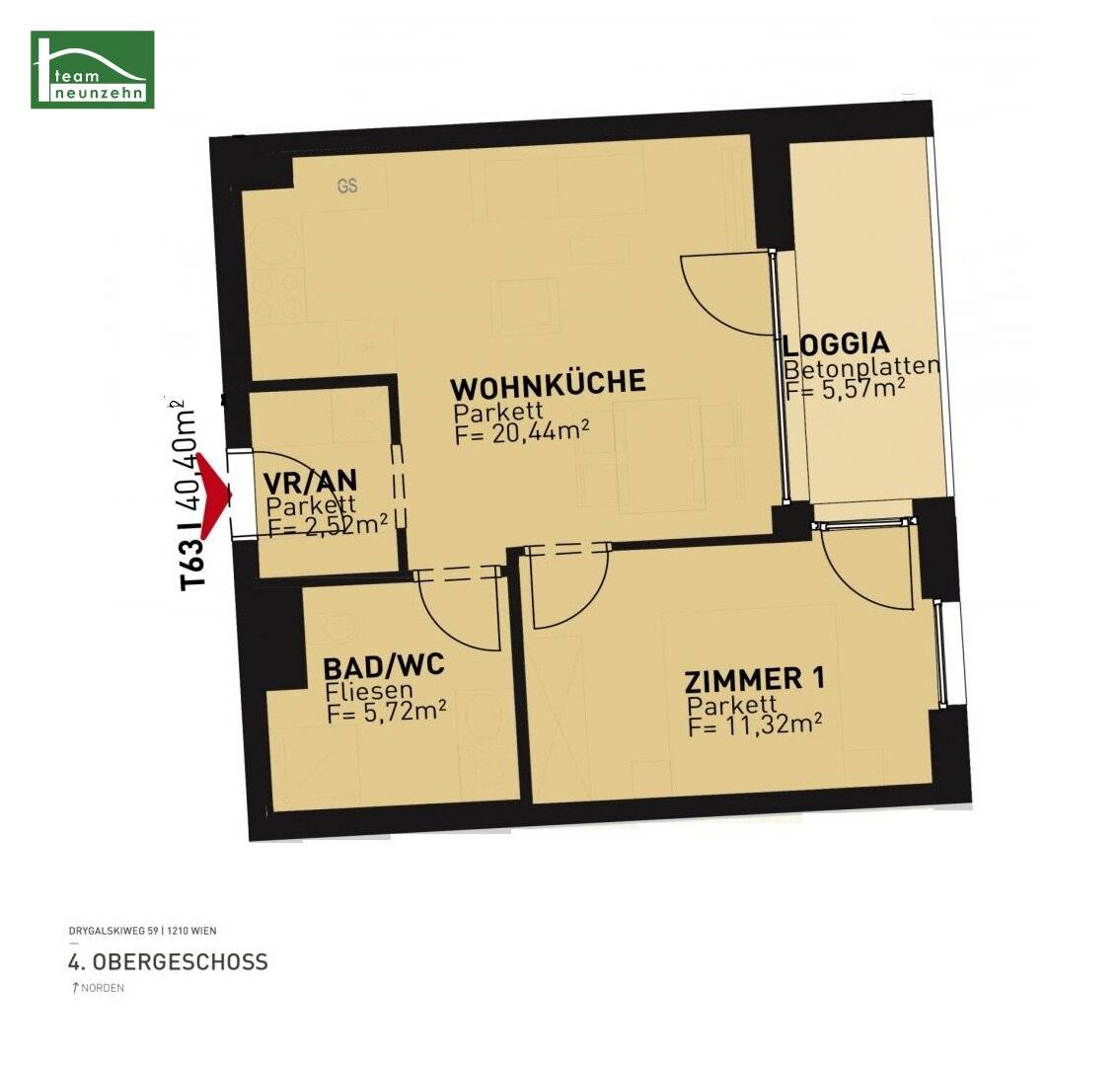 ALTE DONAU LIVING – Your dream first move-in near Kagran and Alte Donau