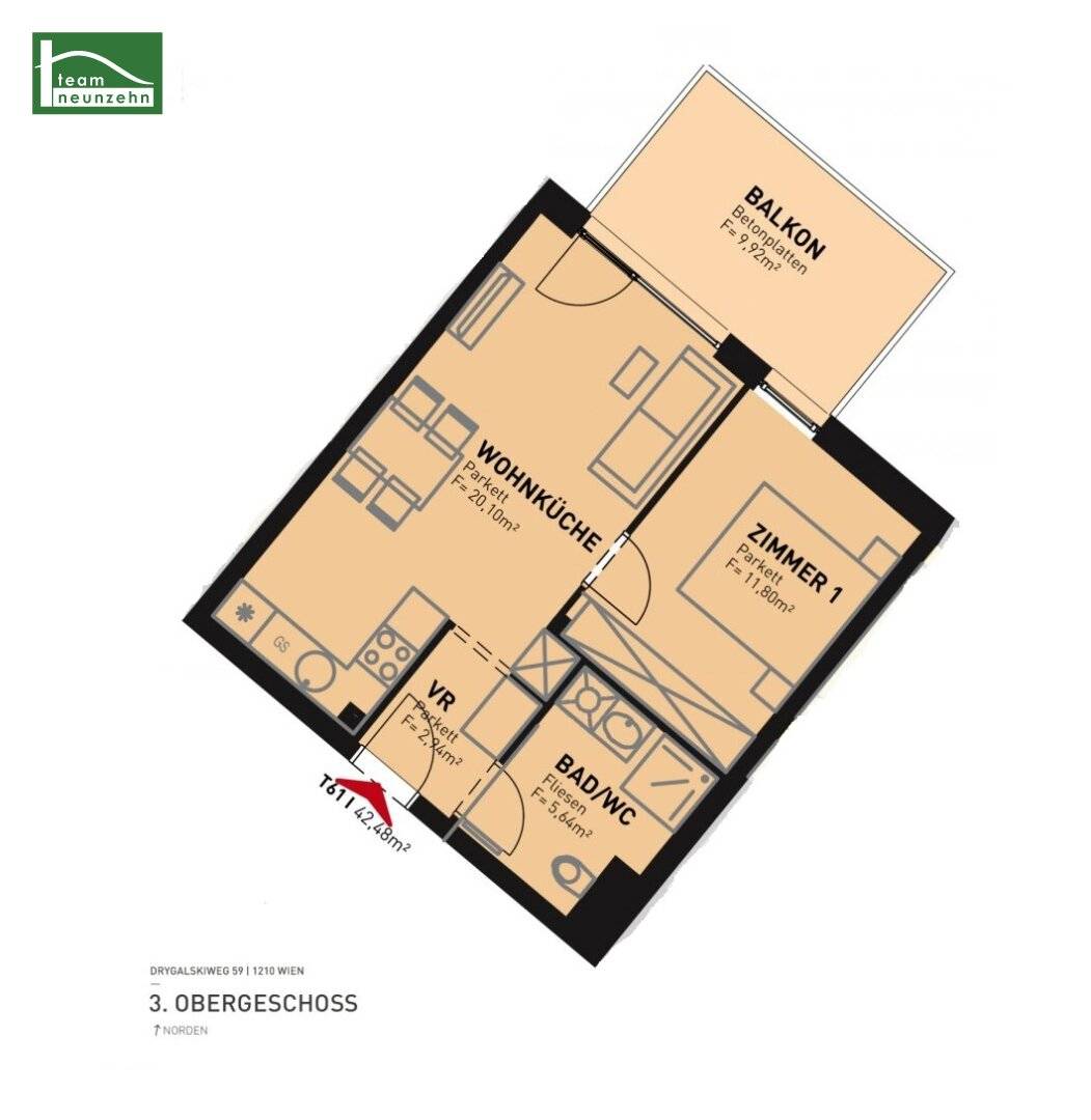 ALTE DONAU LIVING – Your dream first occupancy near Kagran and Alte Donau
