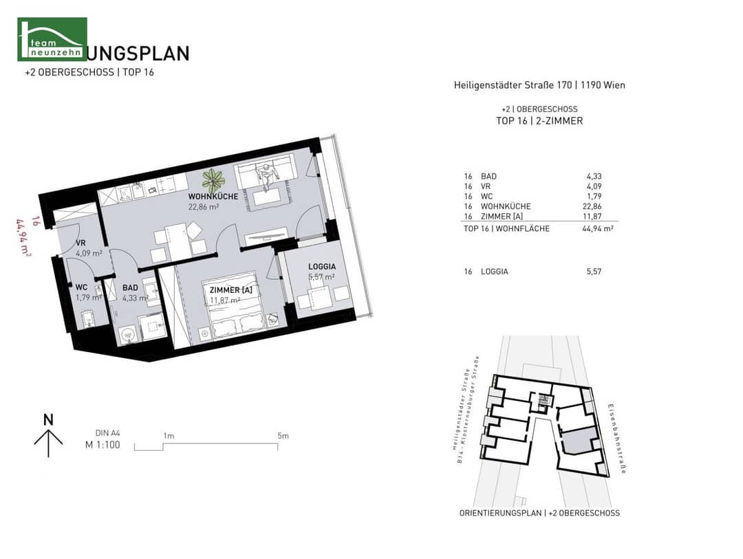 URBAN HOMES 170 – Erstbezug in Döbling nahe Weinbergen & U4