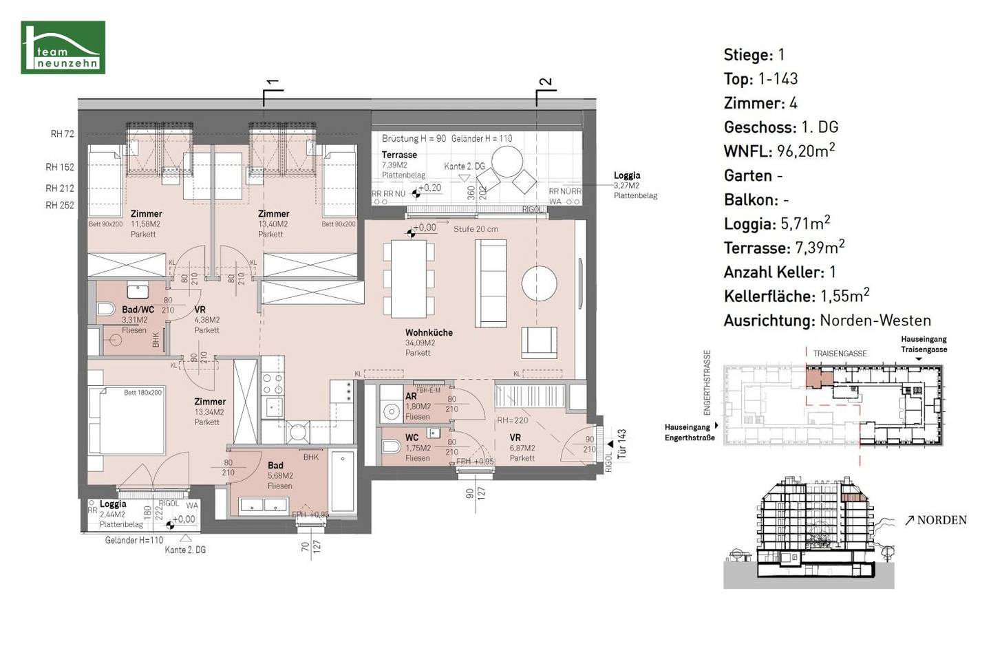 Living between city and nature – thoughtful floor plans near the Danube