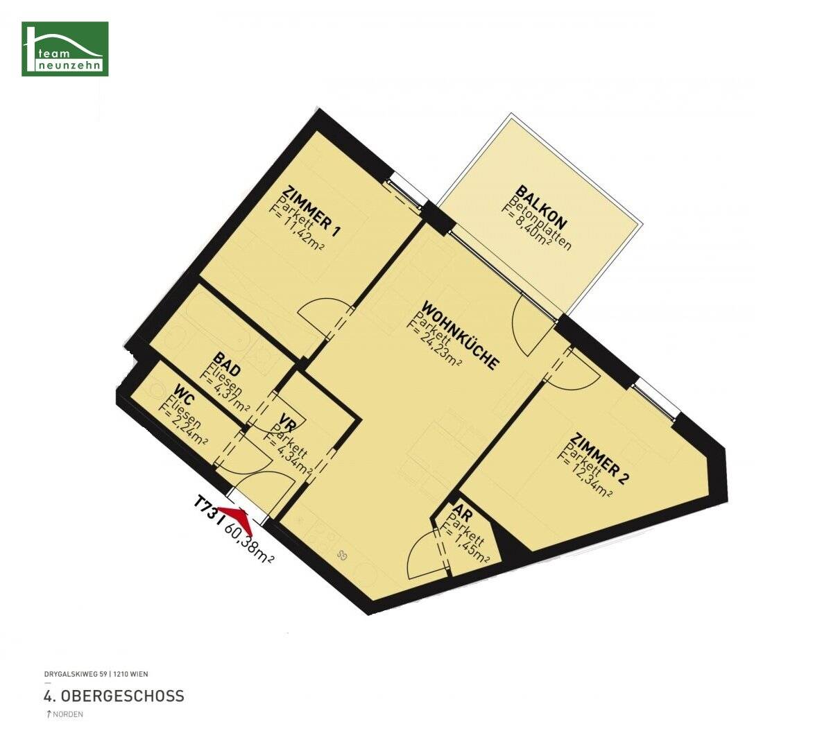 ALTE DONAU LIVING – Your dream first occupancy near Kagran and Alte Donau
