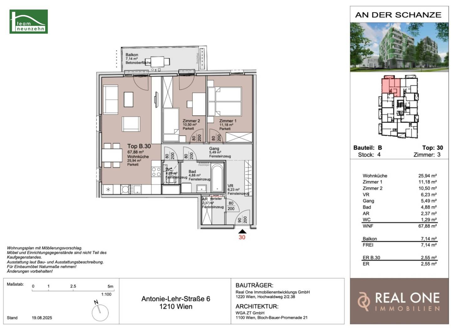 An der Schanze – Investor first occupancy near Kagran U1 and Alte Donau - Completion end 2026!