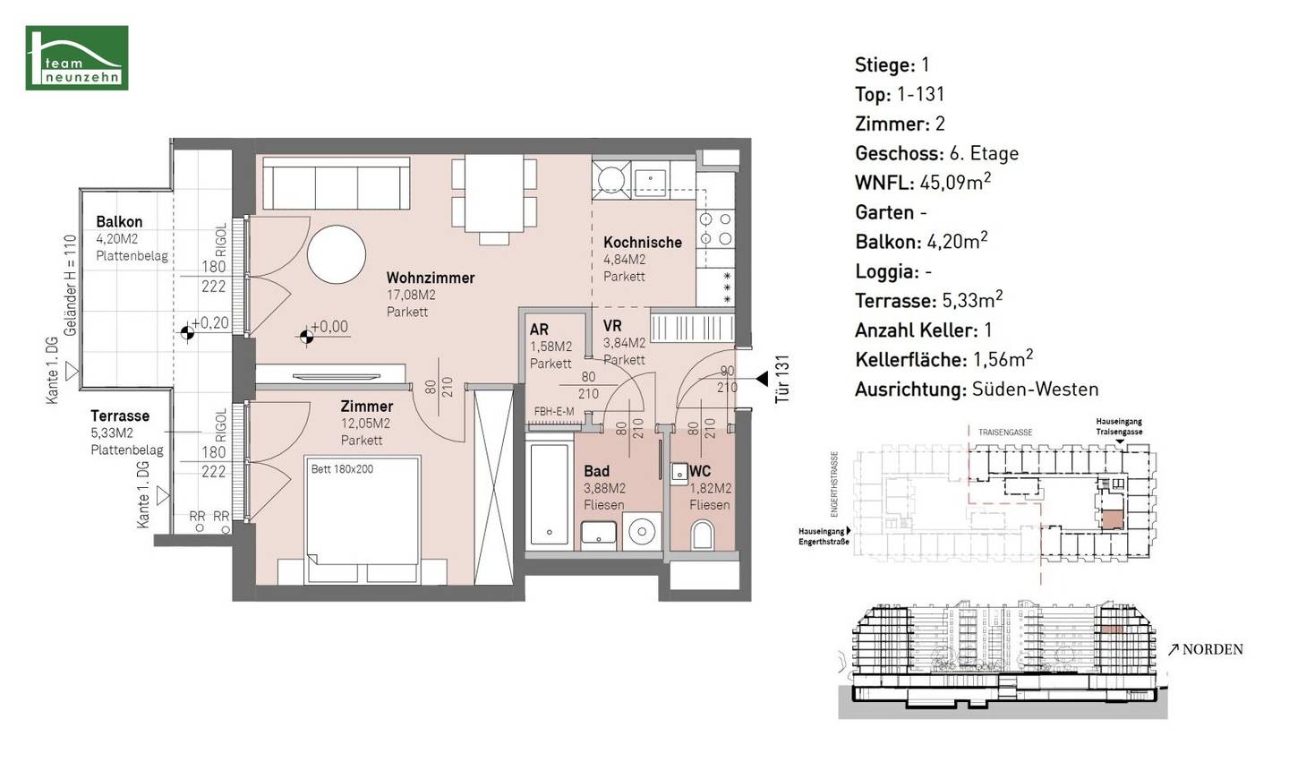 Pure quality of life: New build apartments with perfect infrastructure and green connectivity