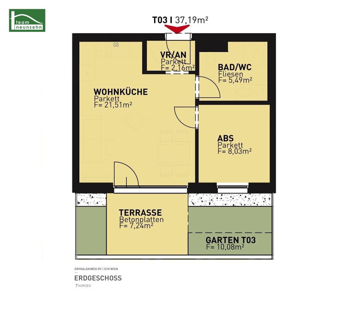 ALTE DONAU LIVING – Your dream first occupancy near Kagran and Alte Donau