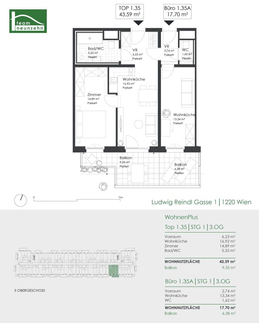A project of exceptional class awaits you, your new home in a prime location of the 22nd district!