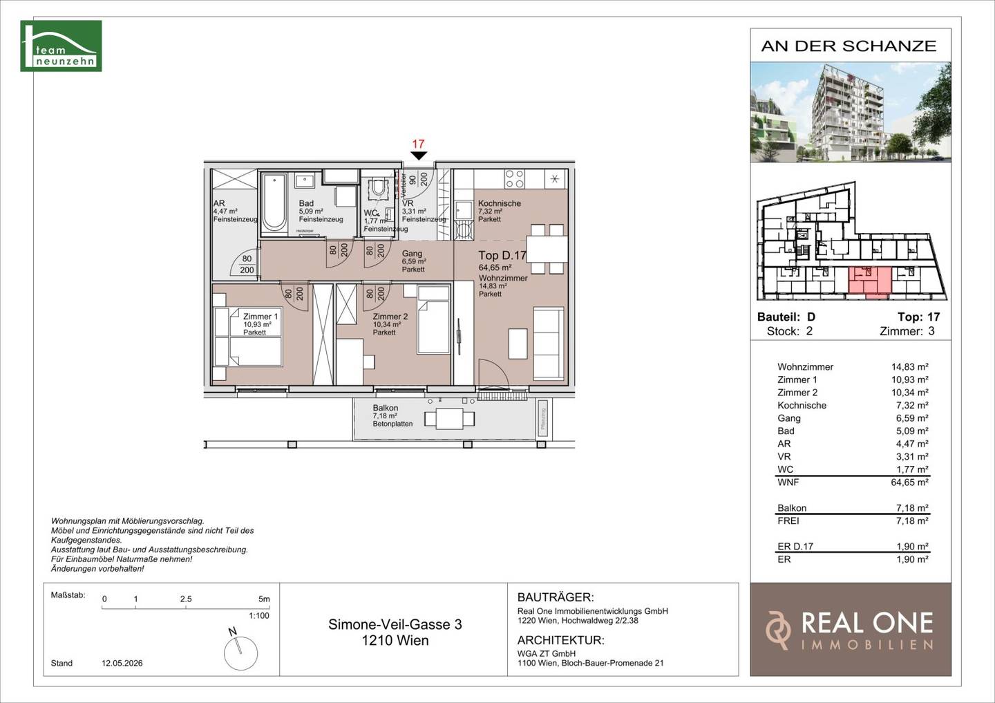 An der Schanze – Investor first occupancy near Kagran U1 and Alte Donau - Completion end of 2026!