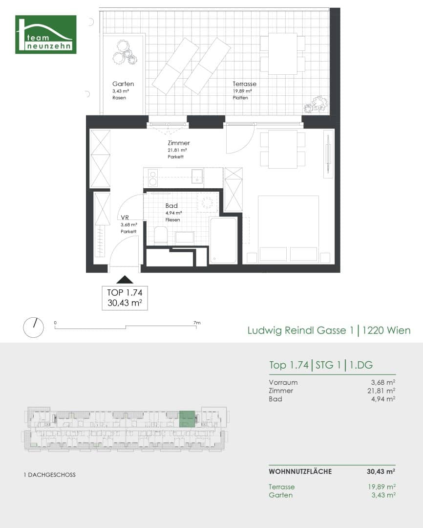 A top-class project awaits you - your new home in a prime location in the 22nd district