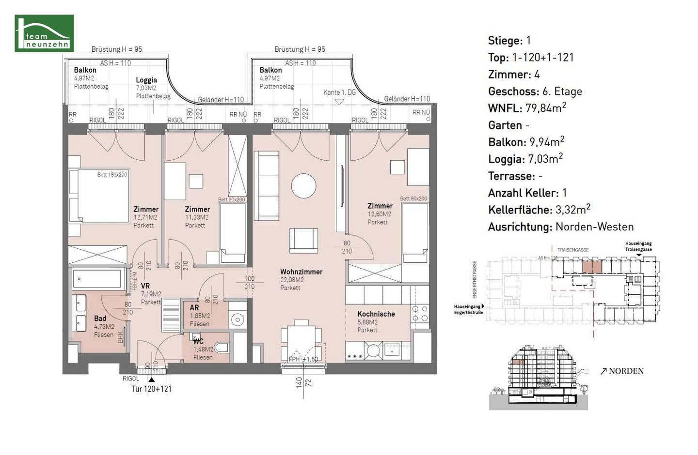 Pure quality of life: New build apartments with perfect infrastructure and green space connections
