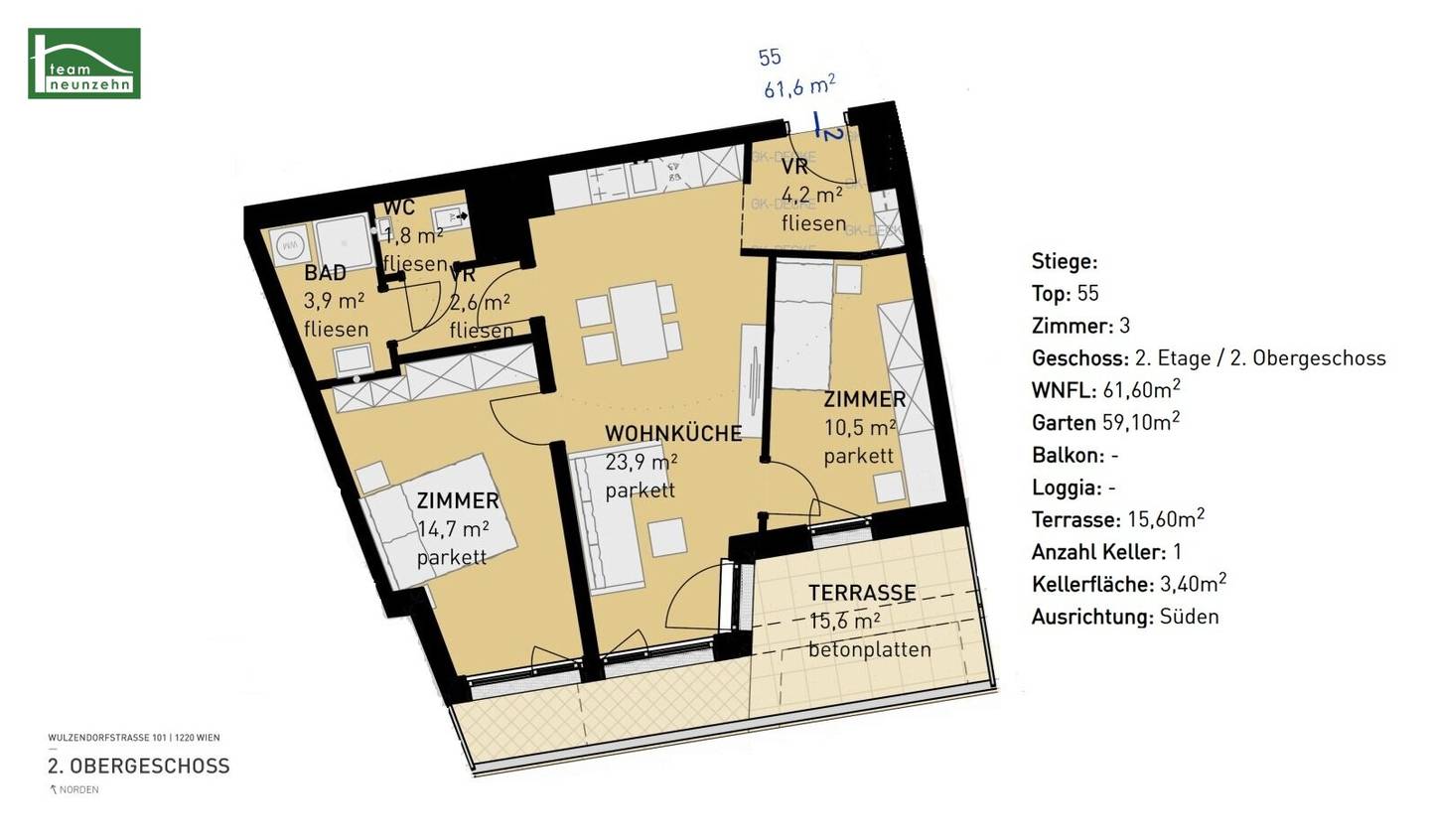 Relaxed living with comfort – well-designed new build apartments with outdoor areas