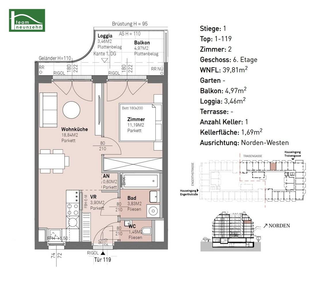 Pure quality of life: New build apartments with perfect infrastructure and green access