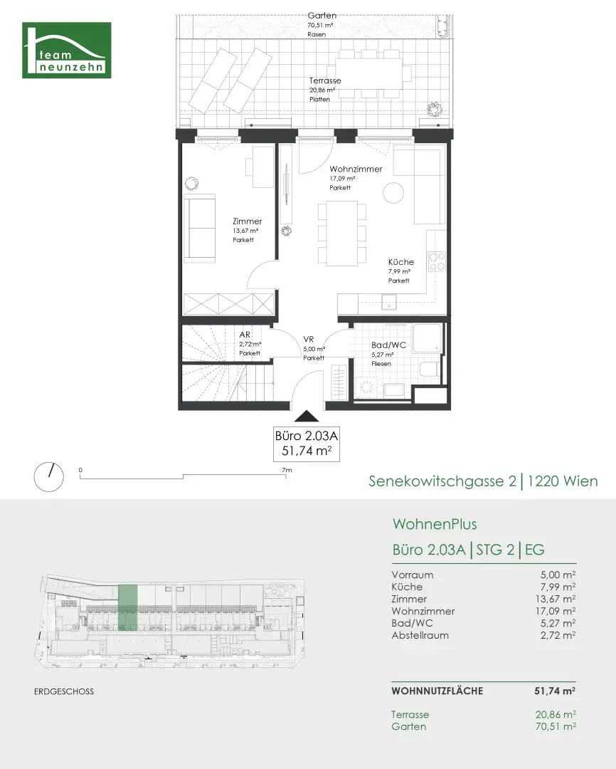 A project of exceptional class awaits you - your new home in a top location in the 22nd district