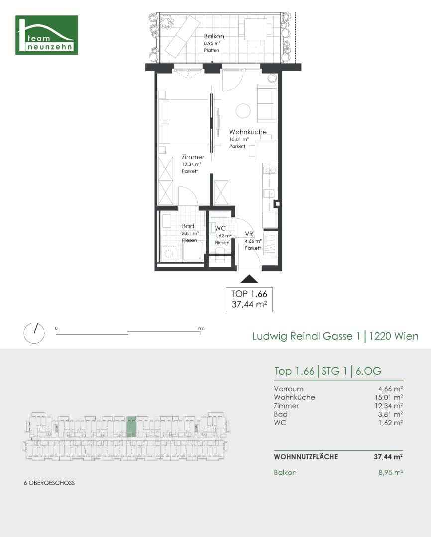 A project of exceptional class awaits you - your new home in a top location in the 22nd district!