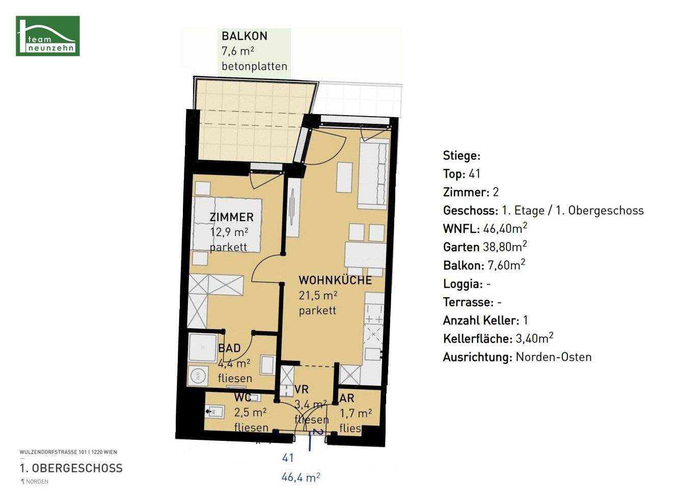 Quiet living near the Danube and nature – new build apartments to feel at home