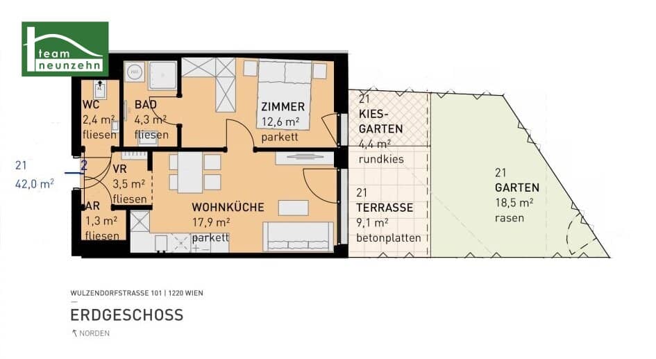 Commission-free new build apartments for everyone who values peace and nature