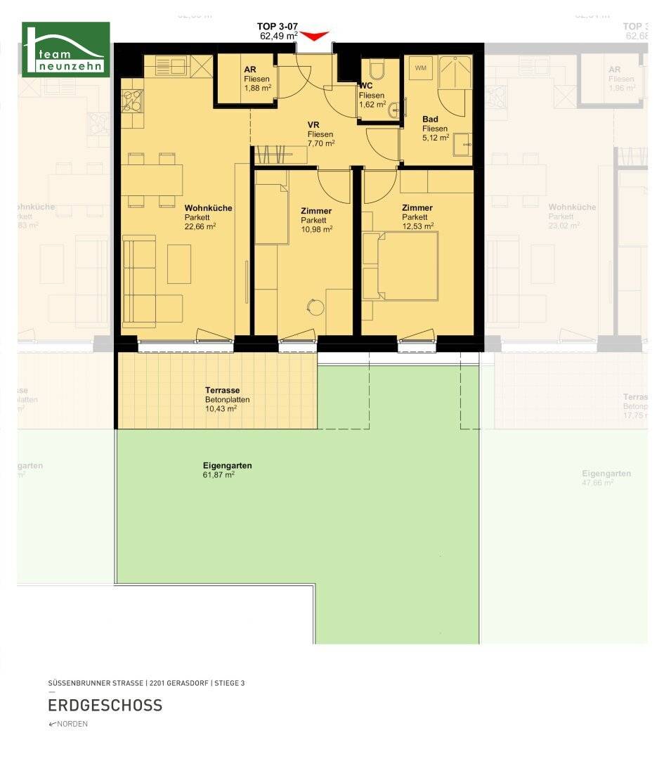 Exclusive new residential building complex with thoughtful living comfort!