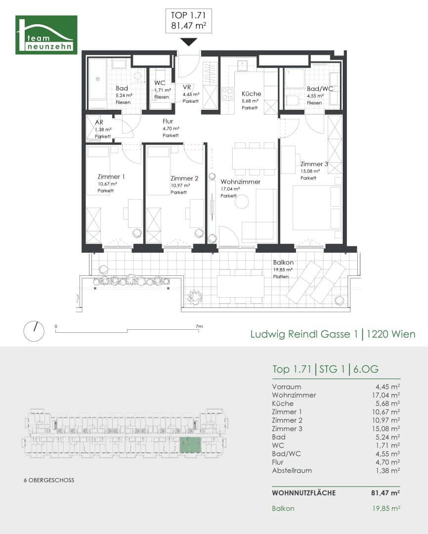 A project of exceptional class awaits you - your new home in a top location in the 22nd district