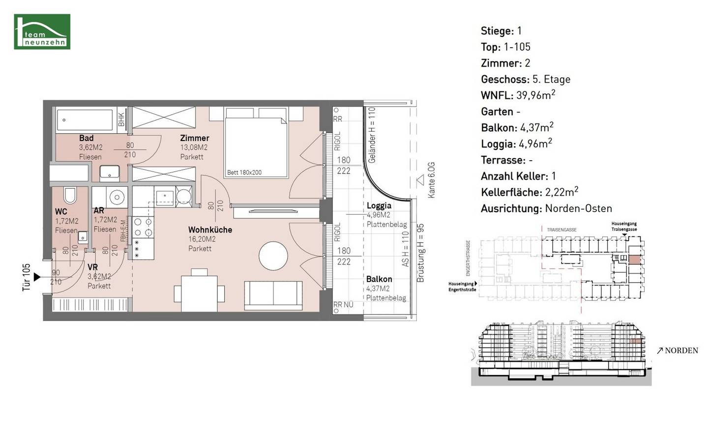 Modern living near the Danube – stylish condominiums with outdoor spaces