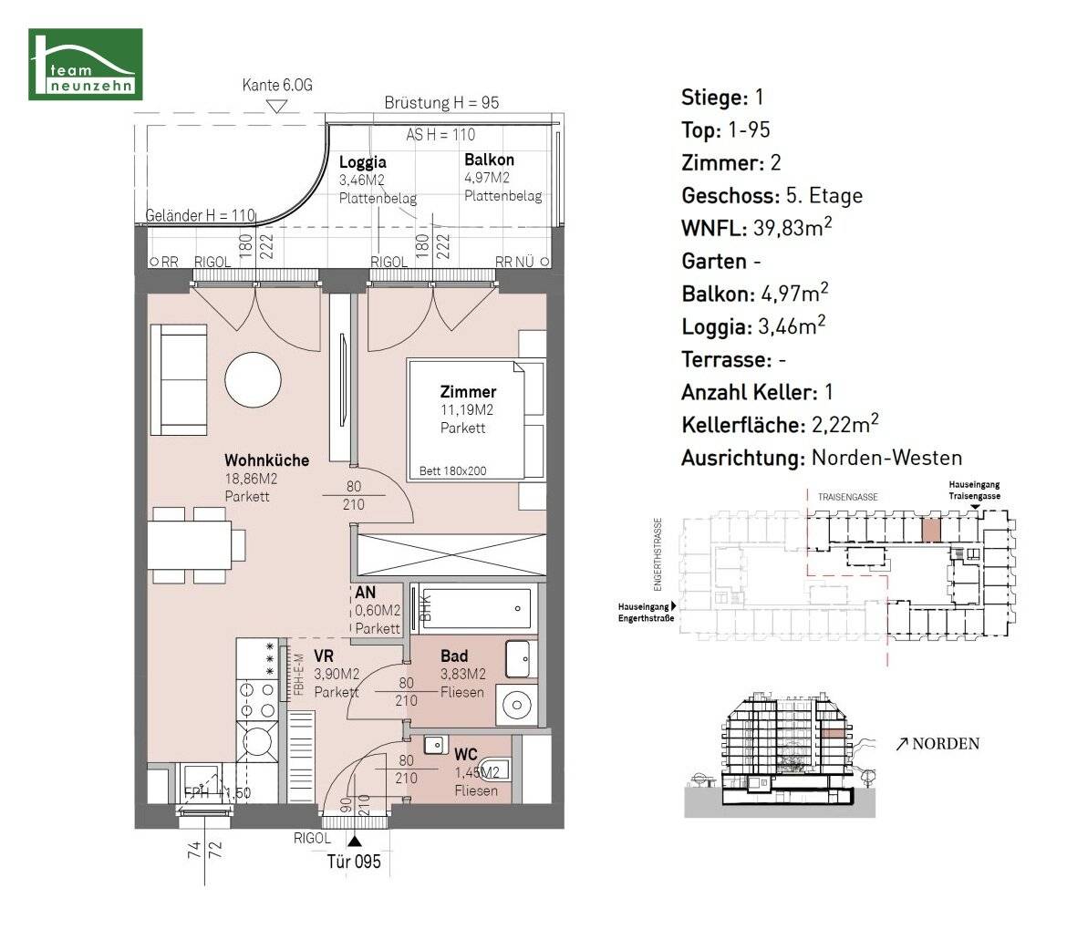 Modern living near the Danube – stylish condominiums with outdoor spaces