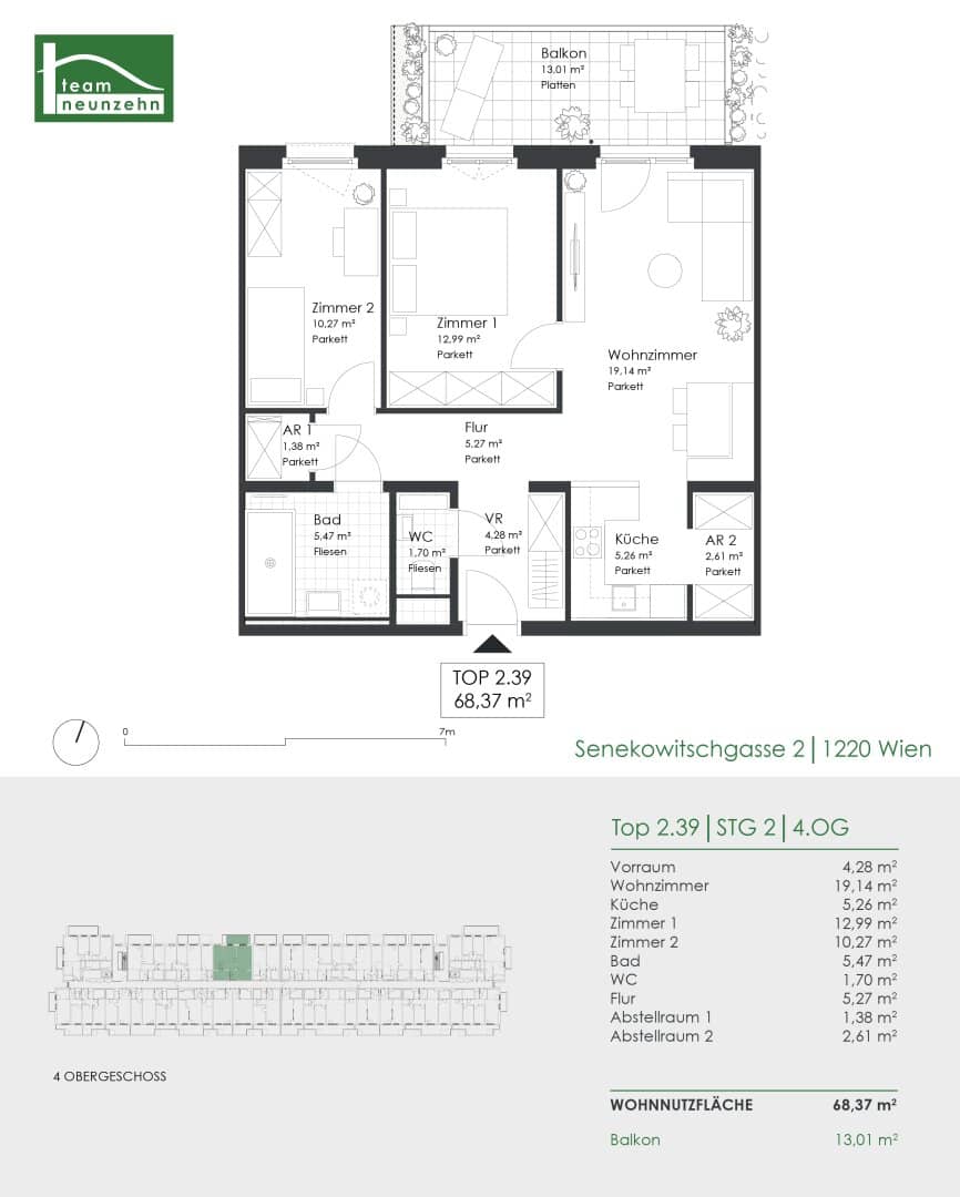 A special class project awaits you - your new home in a top location in the 22nd district