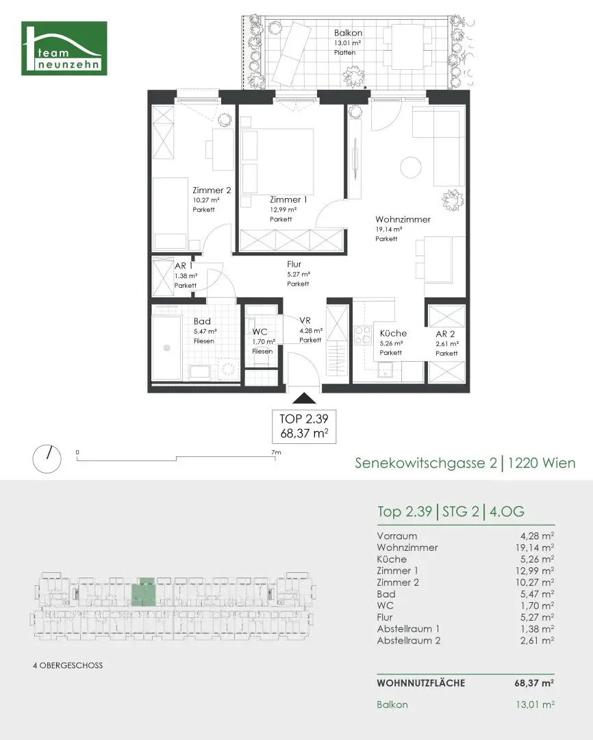 A special class project awaits you - your new home in a top location in the 22nd district