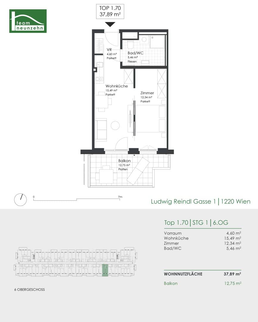 A project of exceptional class awaits you, your new home in a top location in the 22nd district
