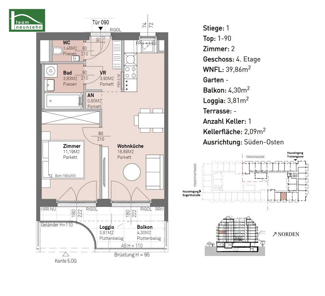 Modern living near the Danube – stylish condominiums with outdoor spaces