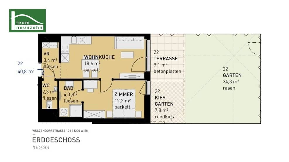 Here begins home – commission-free condominiums with high-quality fittings