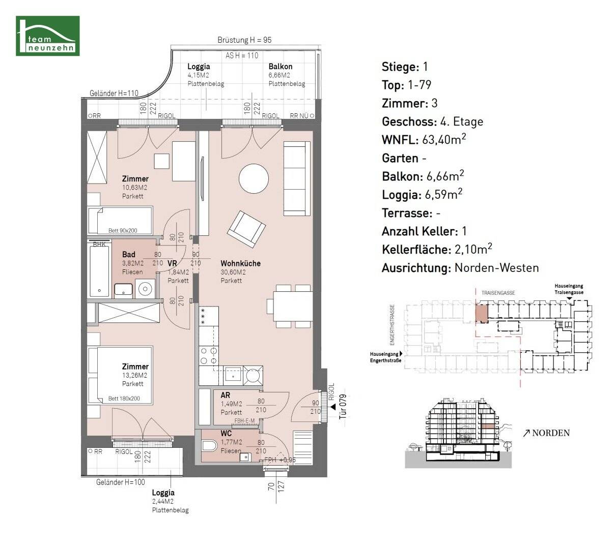 Pure quality of life: New build apartments with perfect infrastructure and green access