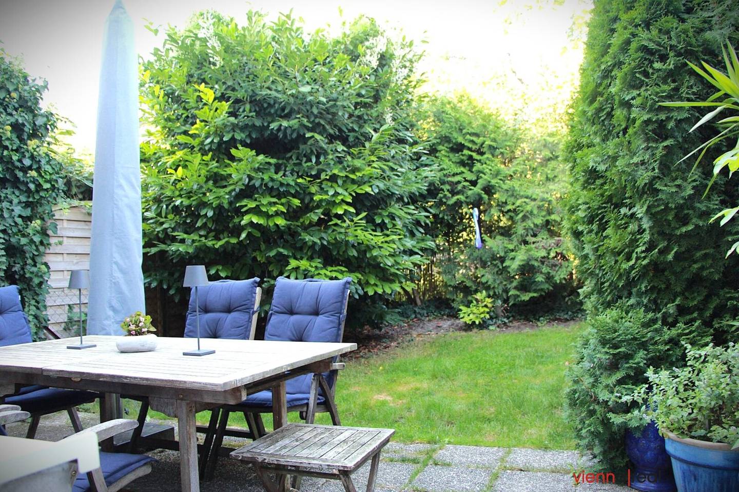 In the heart of Mödling, terraced house with 5 rooms, garden terrace, wellness area, alarm system and single garage