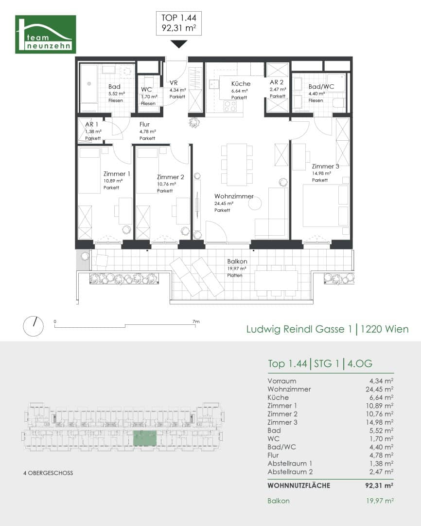 A project of exceptional class awaits you, your new home in a top location in the 22nd district