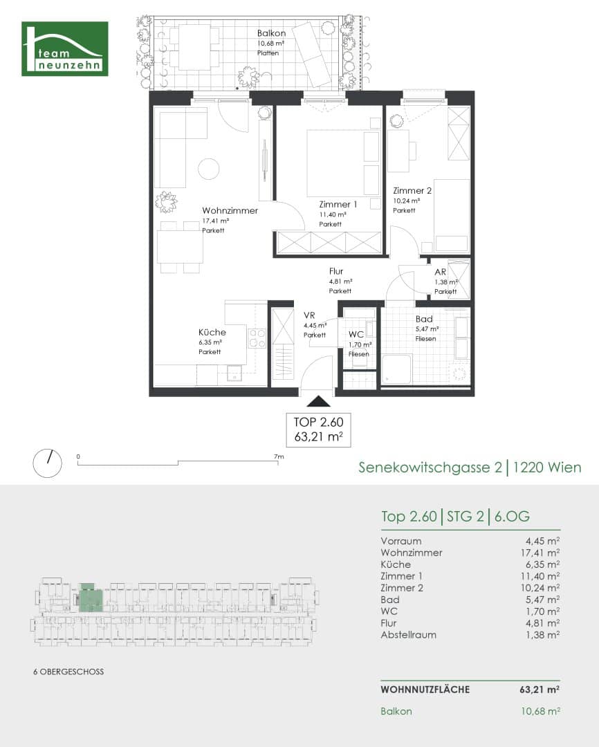 A project of exceptional class awaits you - your new home in a prime location in the 22nd district!