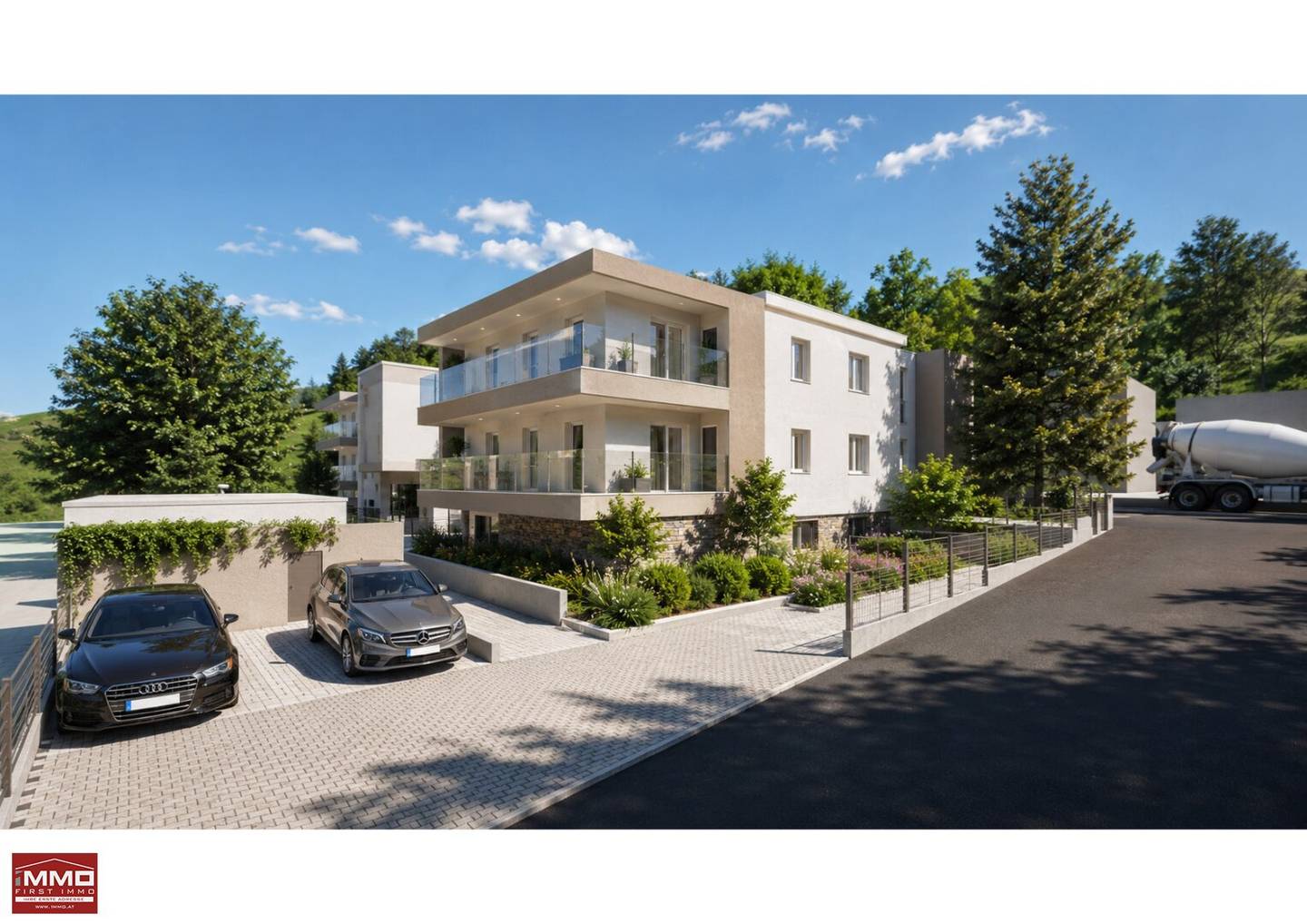 First occupancy 3-room garden apartment with terrace