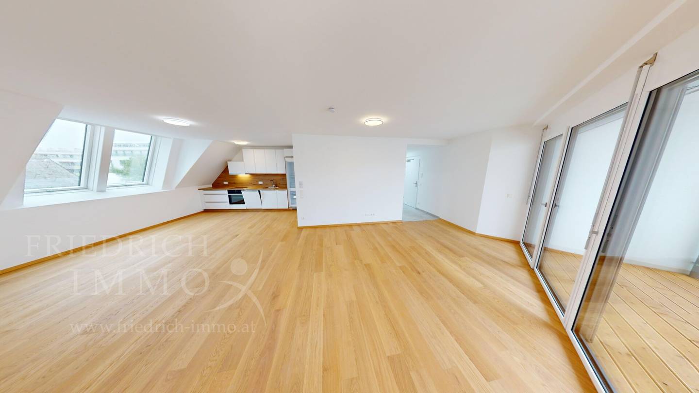 Vermietetes Duplex-Penthouse als Anlage – 145 m², Terrasse und Loggia im klimaneutralen Neubau