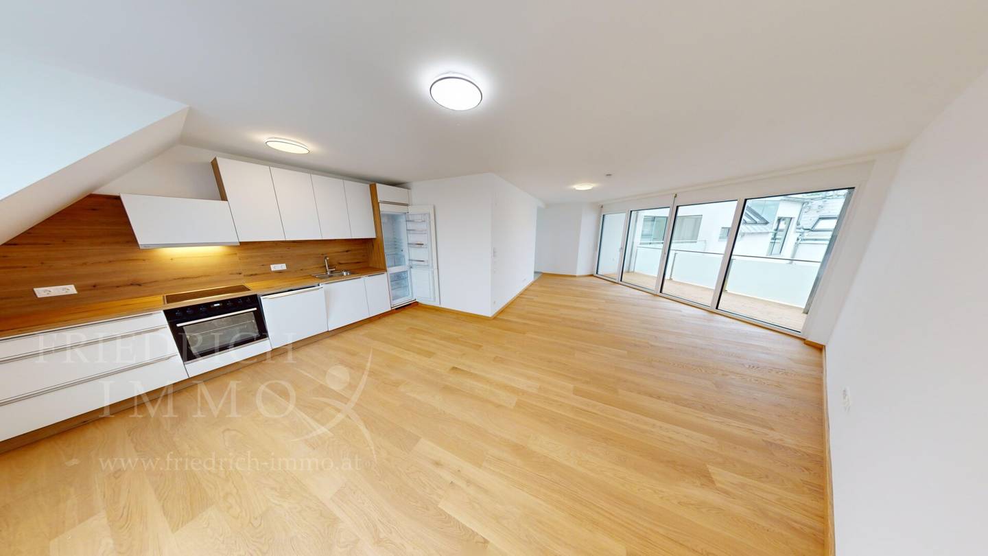 Vermietetes Duplex-Penthouse als Anlage – 145 m², Terrasse und Loggia im klimaneutralen Neubau